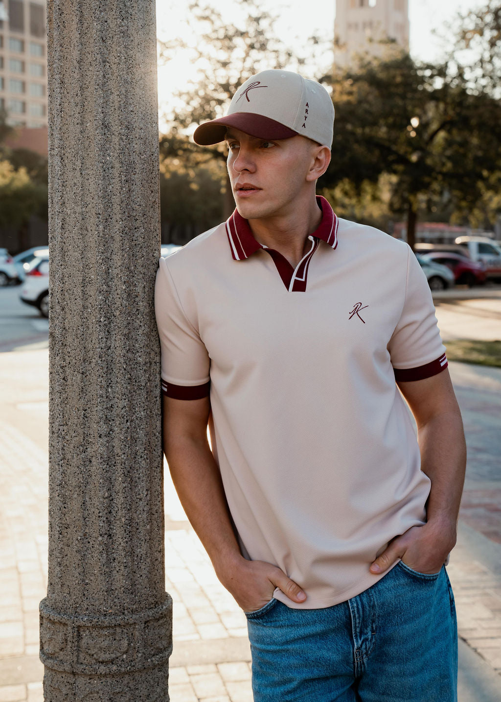 Woodstock Polo - Merlot Red