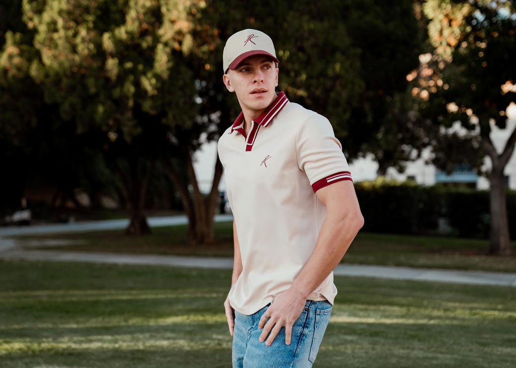 Woodstock Polo - Merlot Red