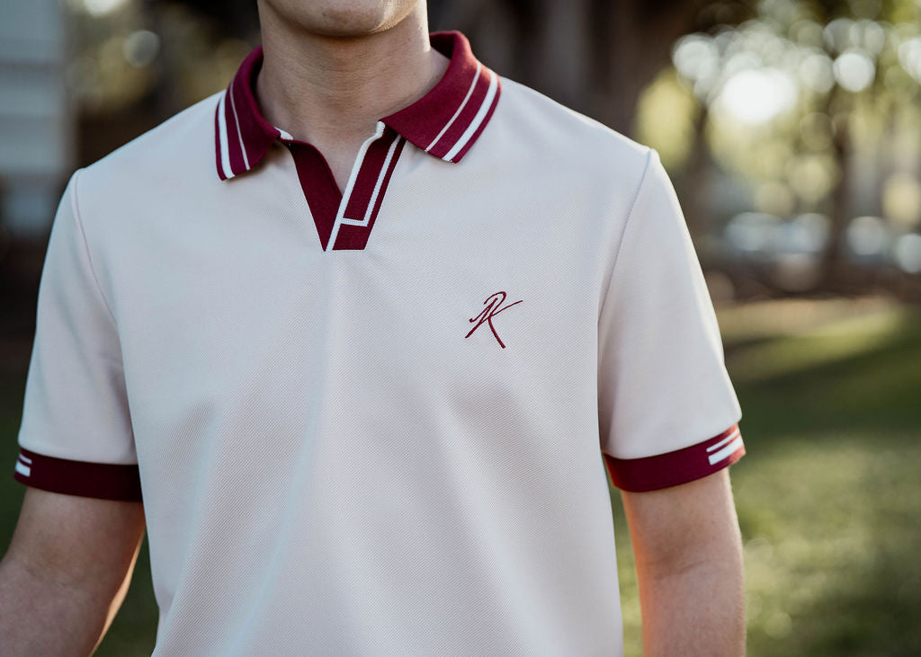 Woodstock Polo - Merlot Red